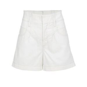 Fleur du Mal High Waist White Shorts